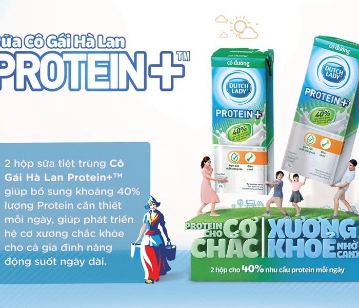 Ra mắt sản phẩm sữa tiệt trùng mới Dutch Lady Protein+ - Anh 1