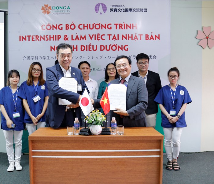 Đại học Đông Á Đà Nẵng hợp tác với Học viện Giáo dục Nhật Bản tiếp nhận sinh viên điều dưỡng - Anh 2