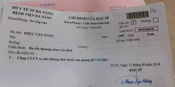 Đà Nẵng: Hướng dẫn viên bị lái xe du lịch hành hung đến nhập viện - Anh 1
