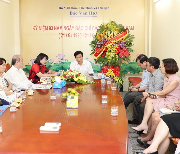 ​Bộ trưởng Nguyễn Ngọc Thiện: “Báo Văn Hoá hãy tiếp tục tạo dấu ấn với những chuyên mục đặc thù” - Anh 5
