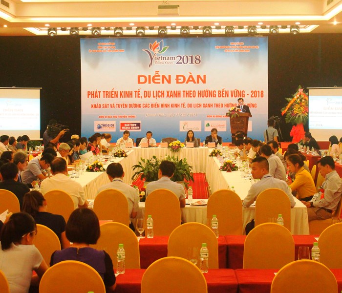 Quảng Ninh: Diễn đàn phát triển kinh tế - du lịch xanh bền vững 2018 - Anh 1