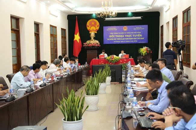 Hải Phòng: Đối thoại trực tuyến