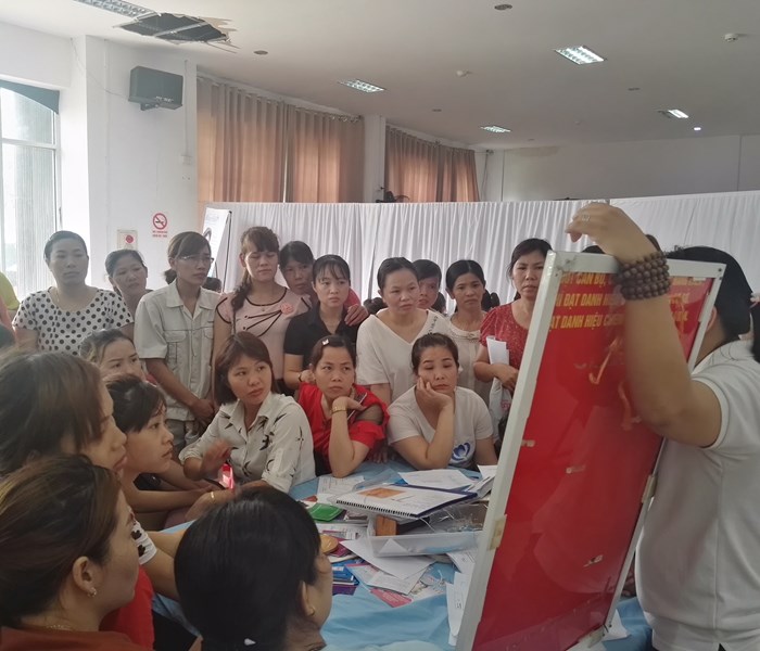 Truyền thông về sức khỏe cho lao động nữ tại các khu công nghiệp, khu chế xuất - Anh 1
