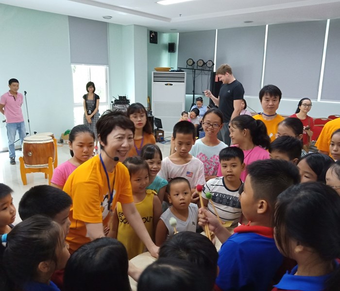 JPO giao lưu âm nhạc cùng thiếu nhi Đà Nẵng - Anh 1