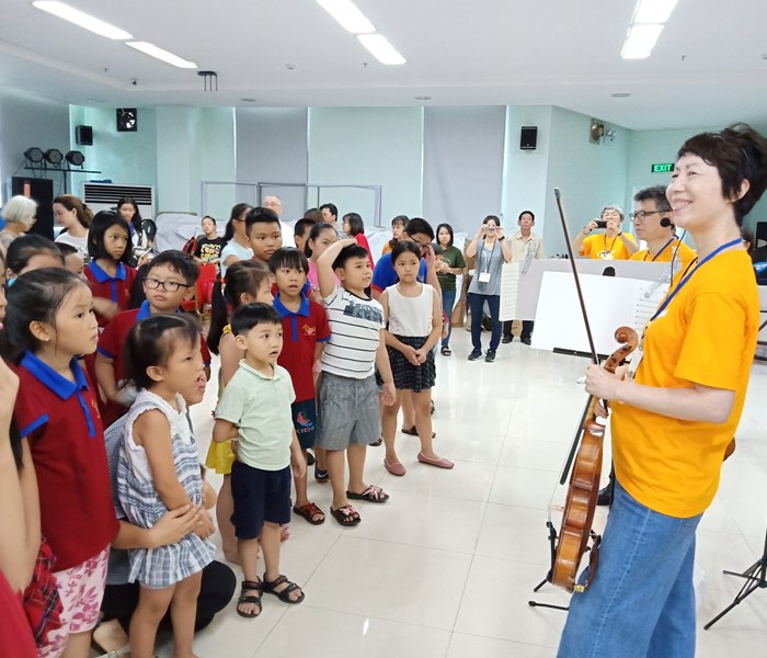 JPO giao lưu âm nhạc cùng thiếu nhi Đà Nẵng - Anh 2