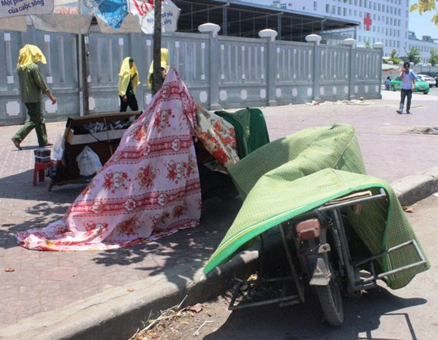 Nghệ An: Phải gặt lúa vào ban đêm - Anh 2