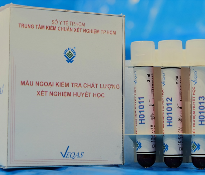 Sản xuất thành công mẫu kiểm tra chất lượng xét nghiệm huyết học - Anh 1