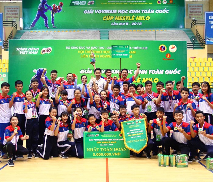 TP.HCM giành ngôi đầu toàn đoàn giải vovinam học sinh toàn quốc - Anh 2