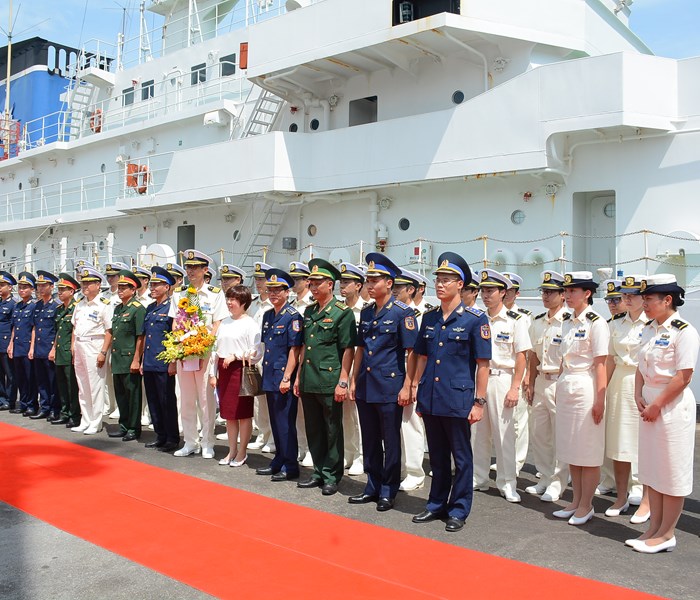 Tàu Lực lượng Bảo vệ bờ biển Nhật bản thăm Đà Nẵng - Anh 1