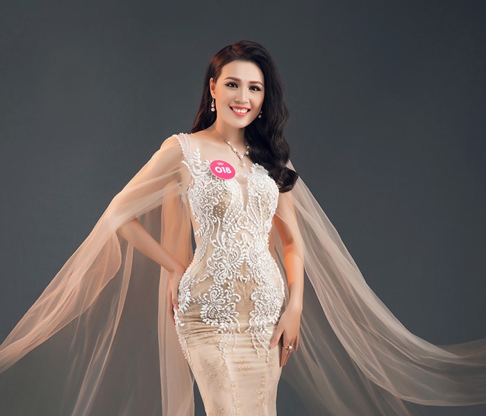 Bộ ảnh dạ hội đẹp lung linh của 43 nhan sắc vòng Chung kết  HHVN 2018 - Anh 1