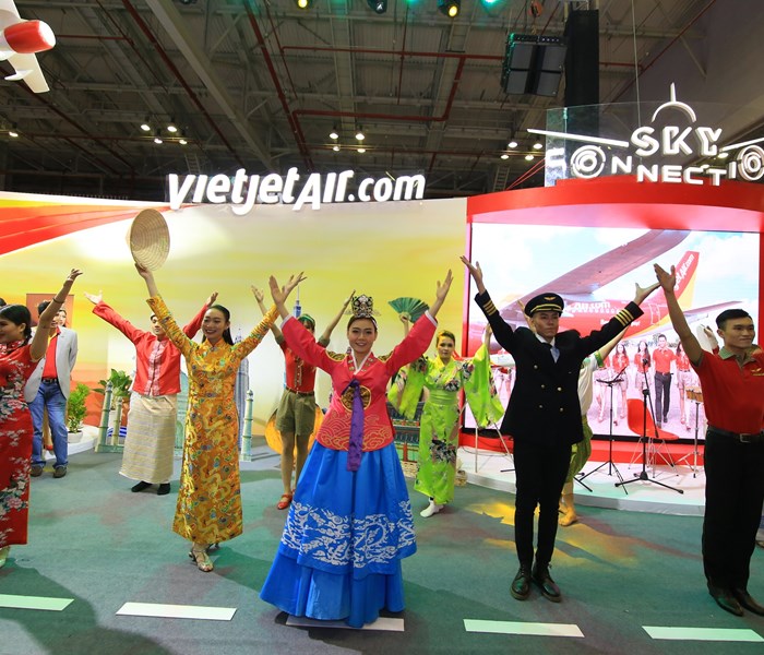 Vietjet rộn ràng các hoạt động tại Hội chợ Du lịch quốc tế TP.HCM 2018 (ITE HCMC) - Anh 2