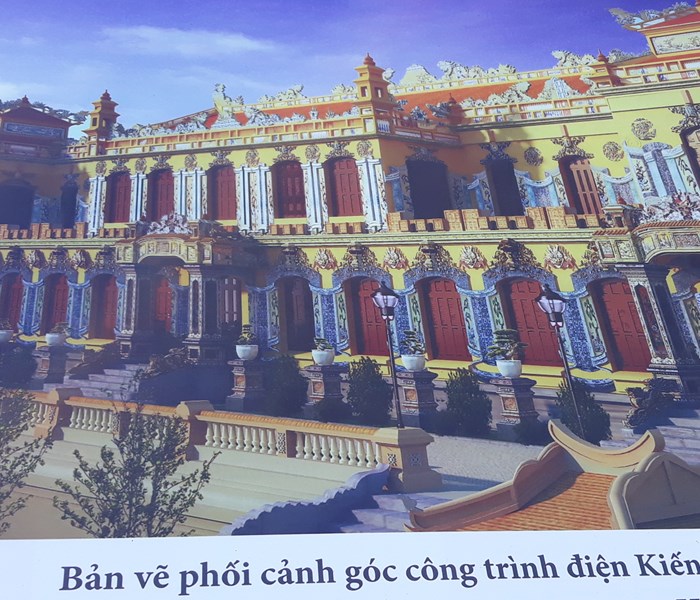 Phục hồi Điện Kiến Trung của triều Nguyễn - Anh 1