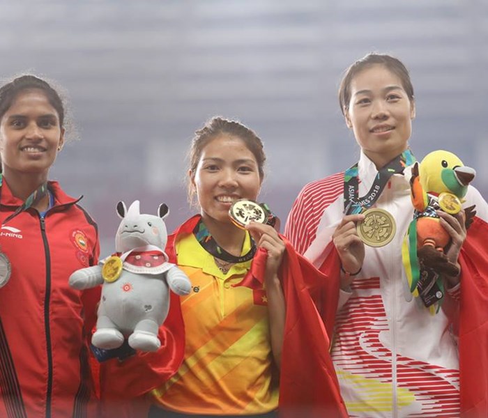 Trao thưởng cho thành tích của Điền kinh VN tại Asian Games 18 - Anh 3