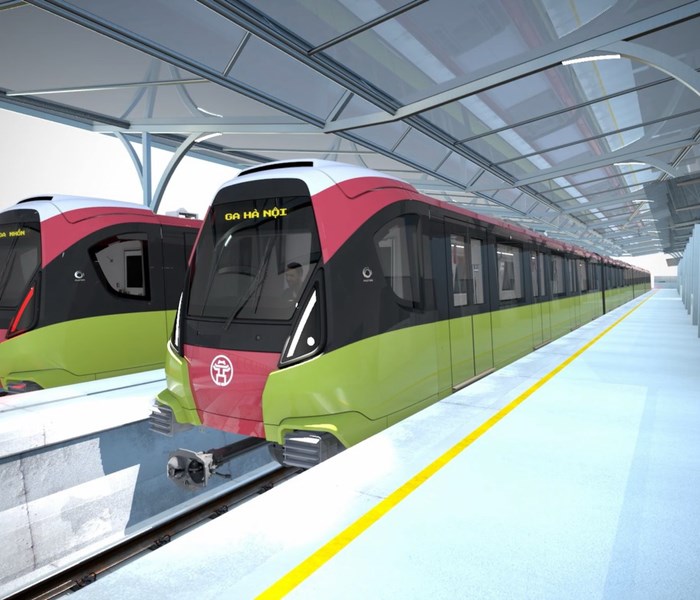 Khuê Văn Các, đồng lúa, thanh long vào thiết kế đoàn tàu metro tuyến Nhổn – ga Hà Nội - Anh 1
