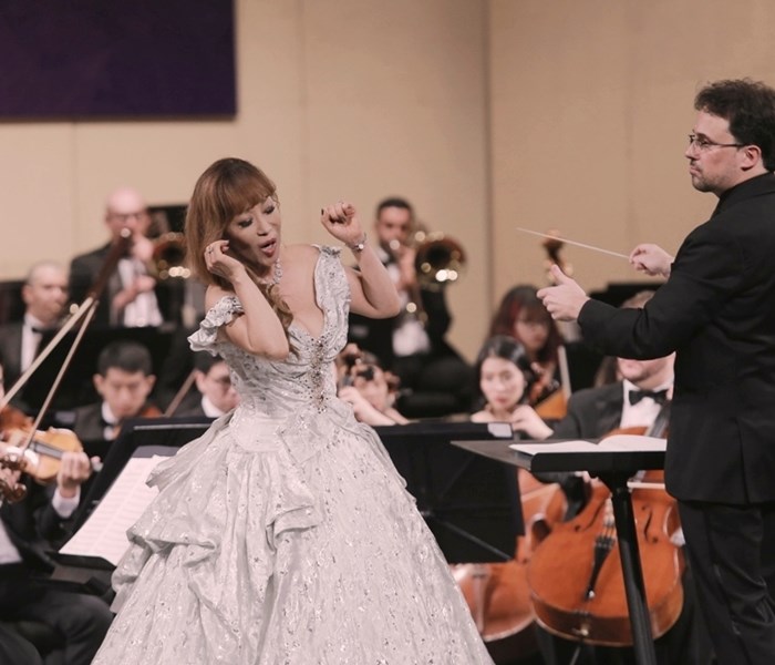 Người yêu nhạc Hà Nội tận hưởng “Tiếng Thu” với Sumi Jo và Dàn nhạc Giao hưởng Mặt Trời - Anh 1