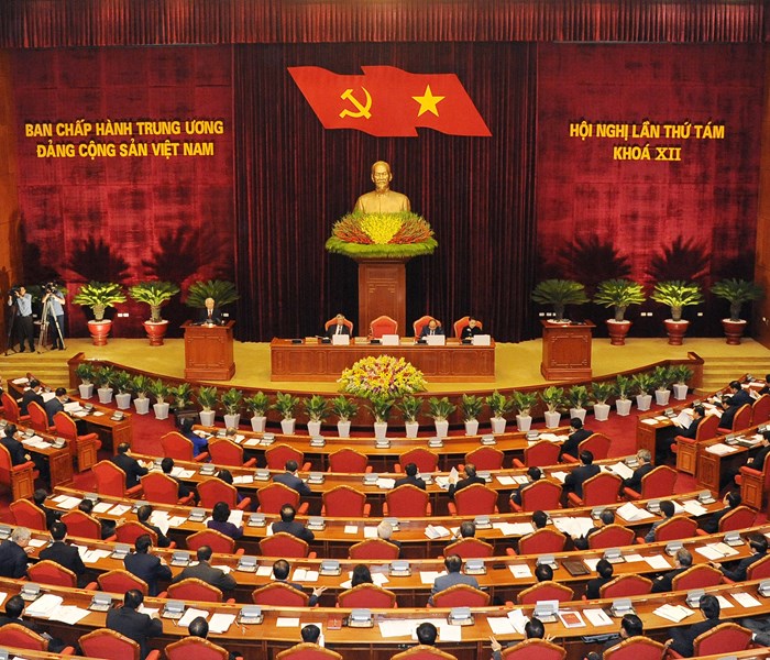 Khai mạc Hội nghị Trung ương 8: Đẩy mạnh phát triển kinh tế - xã hội, tăng cường xây dựng Đảng - Anh 1