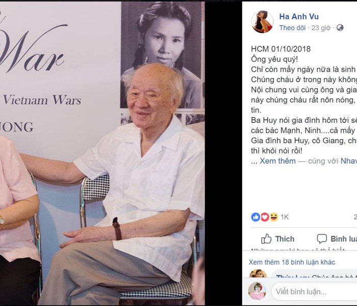 Siêu mẫu Hà Anh viết tâm thư cảm động gửi ông nội- nhà văn Vũ Tú Nam - Anh 3