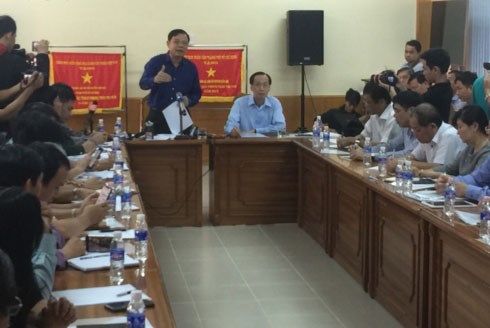 Bộ trưởng Nguyễn Xuân Cường: Không thể chủ quan với cơn bão số 9 - Anh 1