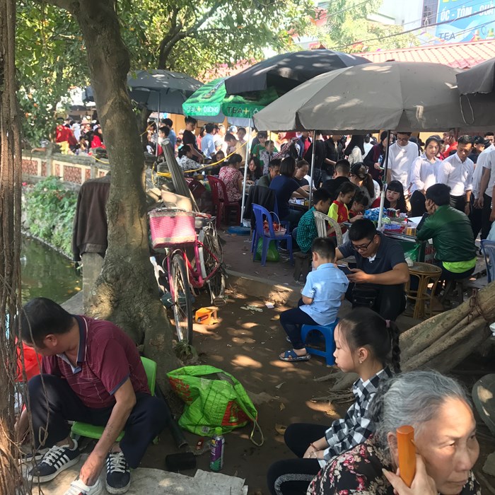 Đội nắng, người dân chen chúc đổ về lễ Phủ Tây Hồ đầu năm - Anh 11