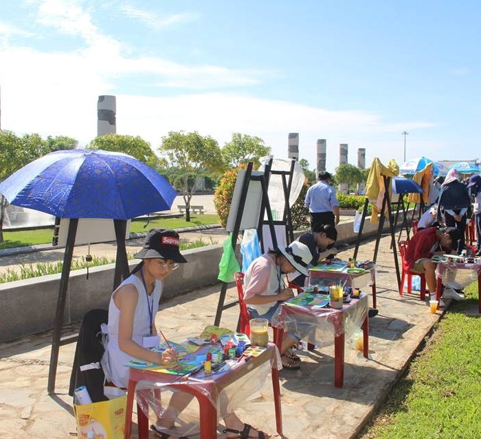 Quảng Nam: Gần 100 thí sinh tham gia Hội thi Mỹ thuật thiếu nhi tỉnh - Anh 1
