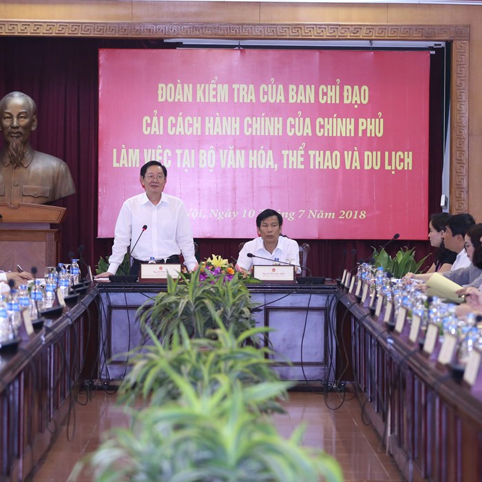 Mức tăng trưởng cao trên mọi lĩnh vực chứng tỏ Bộ VHTTDL đã làm tốt công tác CCHC - Anh 1