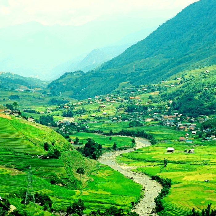 Thung lũng Mường Hoa đẹp như tranh trong mùa lúa chín - Anh 2