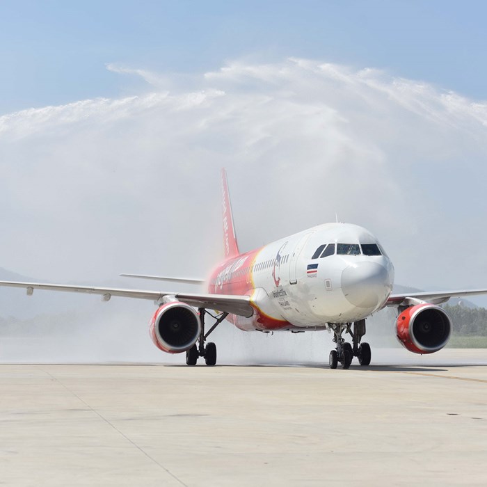 Vietjet rộn ràng đón chuyến bay khai trương Đà Nẵng - Bangkok - Anh 1