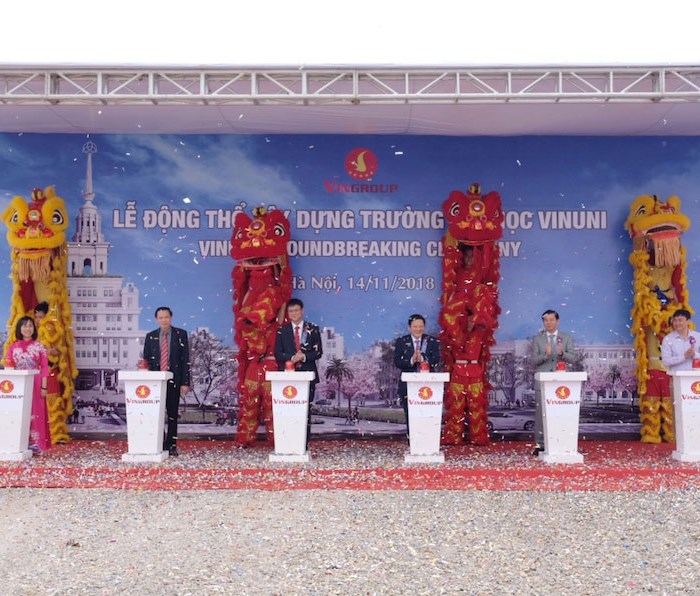 Động thổ VinUni- Trường đại học phi lợi nhuận theo tiêu chuẩn quốc tế - Anh 1