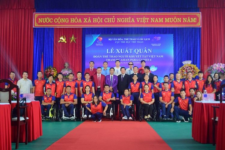 Đoàn Thể thao người khuyết tật Việt Nam xuất quân tham dự Asian Para Games - Anh 3