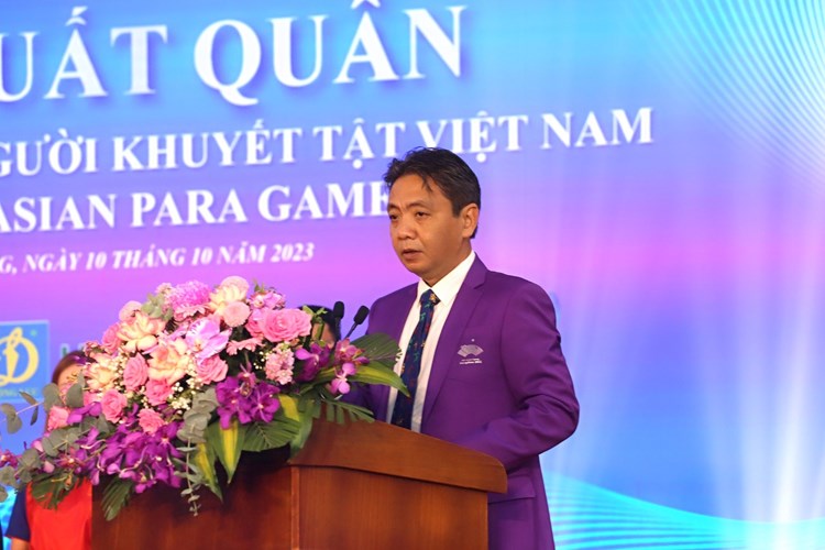 Đoàn Thể thao người khuyết tật Việt Nam xuất quân tham dự Asian Para Games - Anh 1