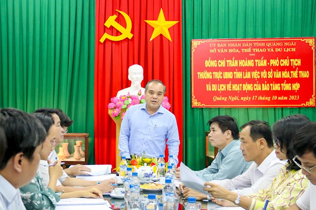 Sớm tháo gỡ khó khăn, nâng cao hiệu quả hoạt động của Bảo tàng Tổng hợp tỉnh Quảng Ngãi - Anh 1