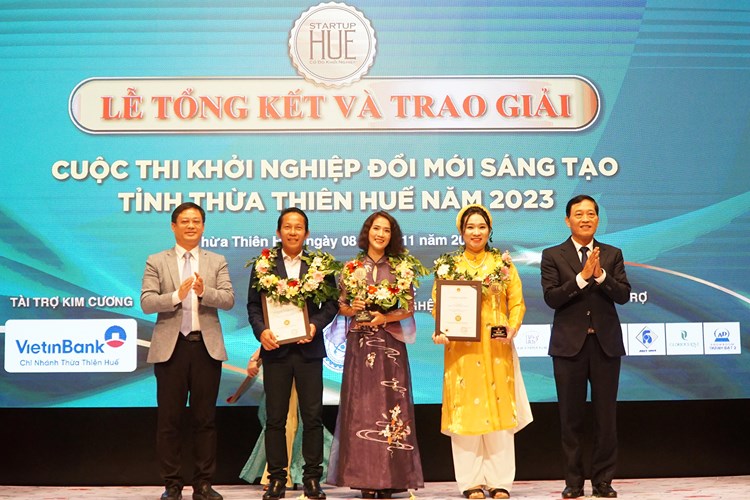 Thừa Thiên Huế: 12 ý tưởng, dự án xuất sắc được trao giải Khởi nghiệp đổi mới sáng tạo năm 2023 - Anh 4