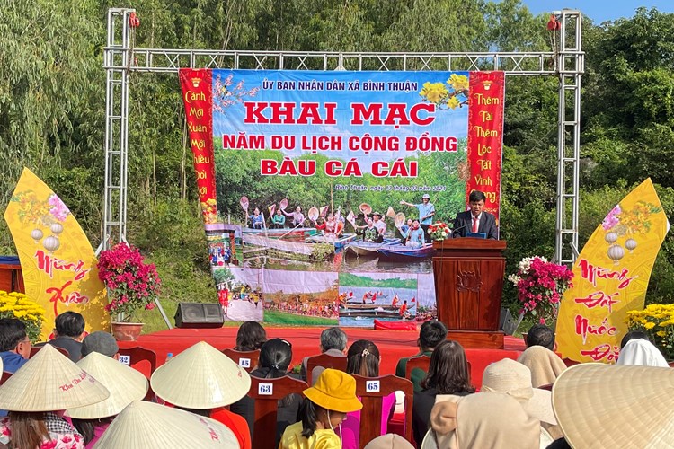 Khai mạc Năm Du lịch cộng đồng Bàu Cá Cái - Anh 5
