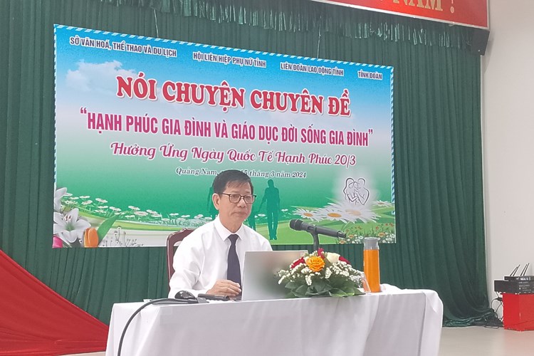 Quảng Nam: Nói chuyện chuyên đề Ngày Quốc tế hạnh phúc - Anh 1