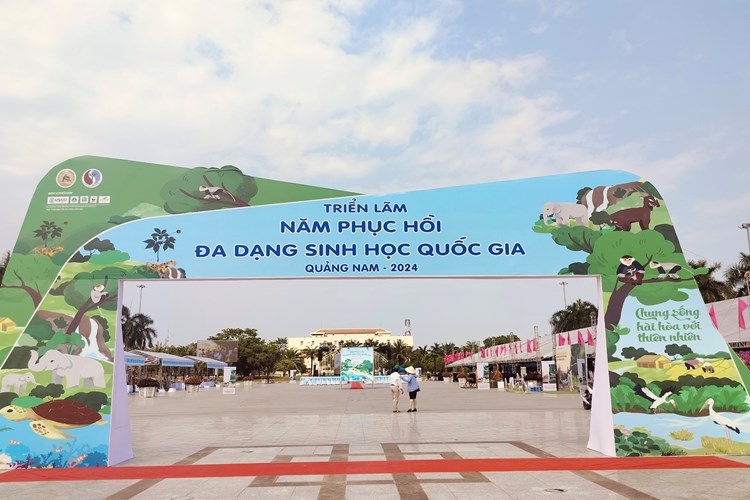 Quảng Nam: Triển lãm, mít tinh kêu gọi ngừng ăn thịt thú rừng - Anh 1