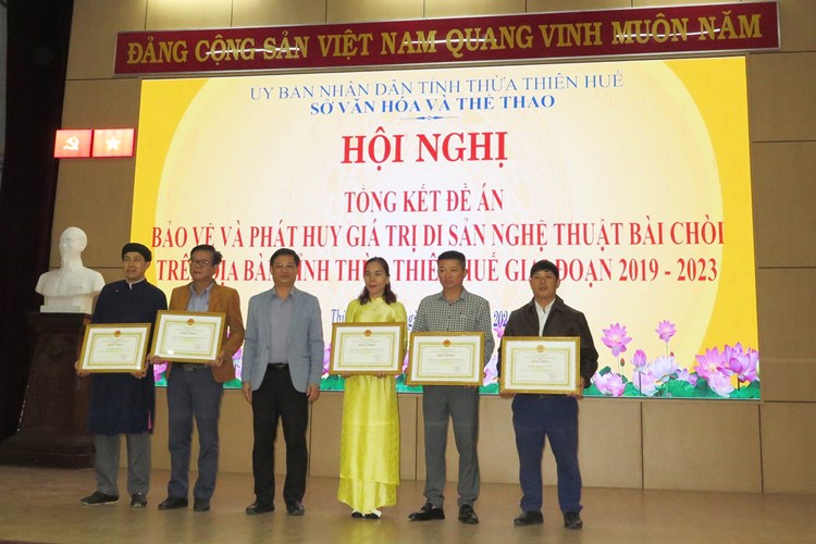 Thừa Thiên Huế: Đẩy mạnh phát huy giá trị di sản nghệ thuật Bài Chòi - Anh 4