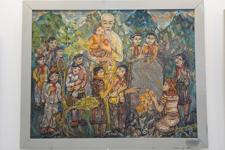 Triển lãm mỹ thuật “Miền ký ức” tại Huế - Anh 3