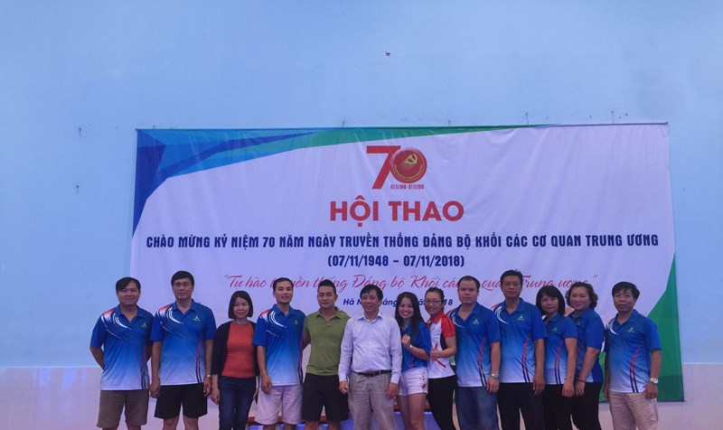 Đảng ủy Bộ VHTTDL giành giải cao tại Hội thao Đảng bộ Khối các cơ quan Trung ương - Anh 5