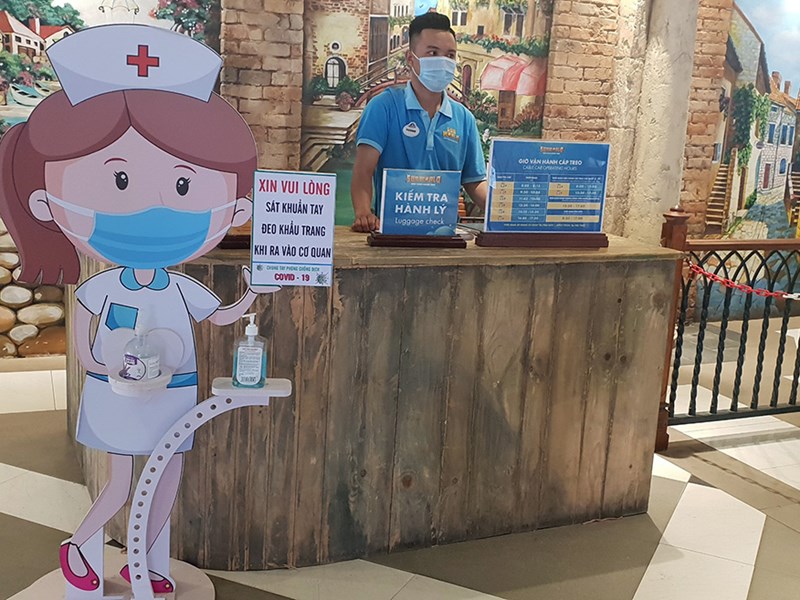 Các trung tâm du lịch đẩy mạnh phòng, chống dịch Covid-19 - Anh 3