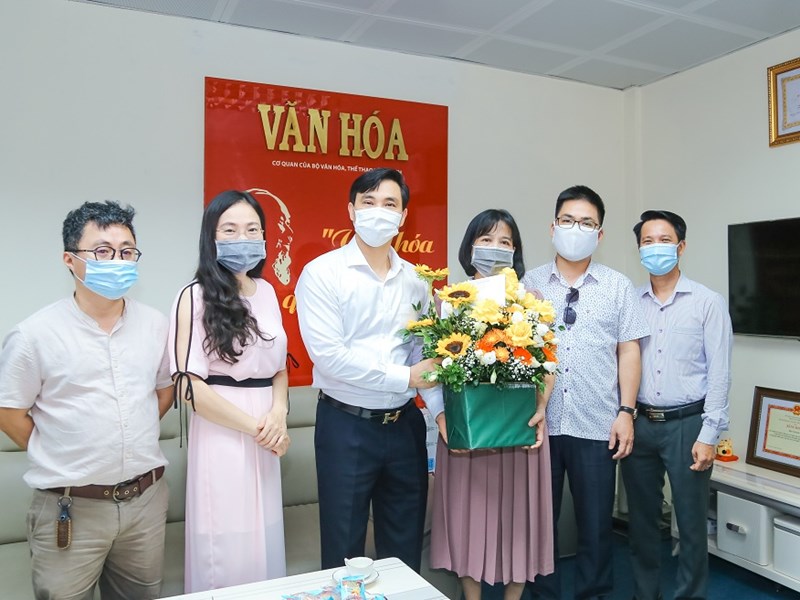 Các cơ quan, đơn vị chúc mừng Báo Văn Hóa nhân Ngày 21.6 - Anh 7