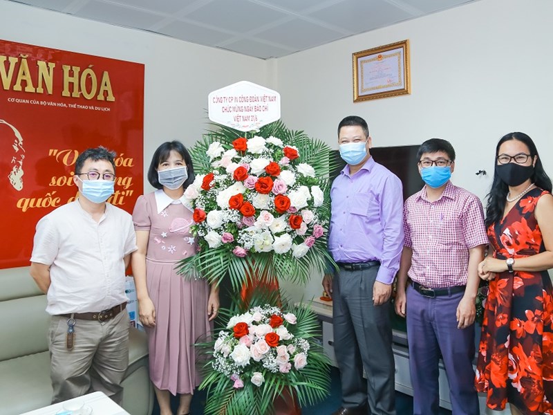 Các cơ quan, đơn vị chúc mừng Báo Văn Hóa nhân Ngày 21.6 - Anh 6