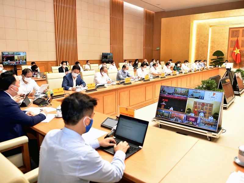 Hội nghị trực tuyến toàn quốc của Chính phủ: Tìm giải pháp hỗ trợ, tháo gỡ khó khăn, thúc đẩy sản xuất kinh doanh - Anh 3