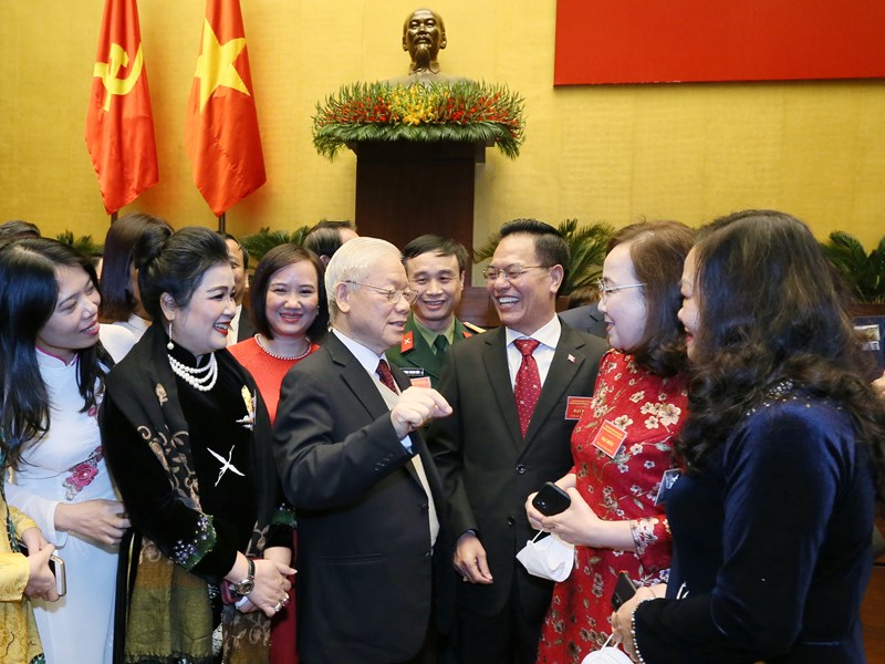 Tổng Bí thư Nguyễn Phú Trọng: Phát huy cao độ những giá trị văn hoá, sức mạnh và tinh thần cống hiến của  người Việt Nam - Anh 11