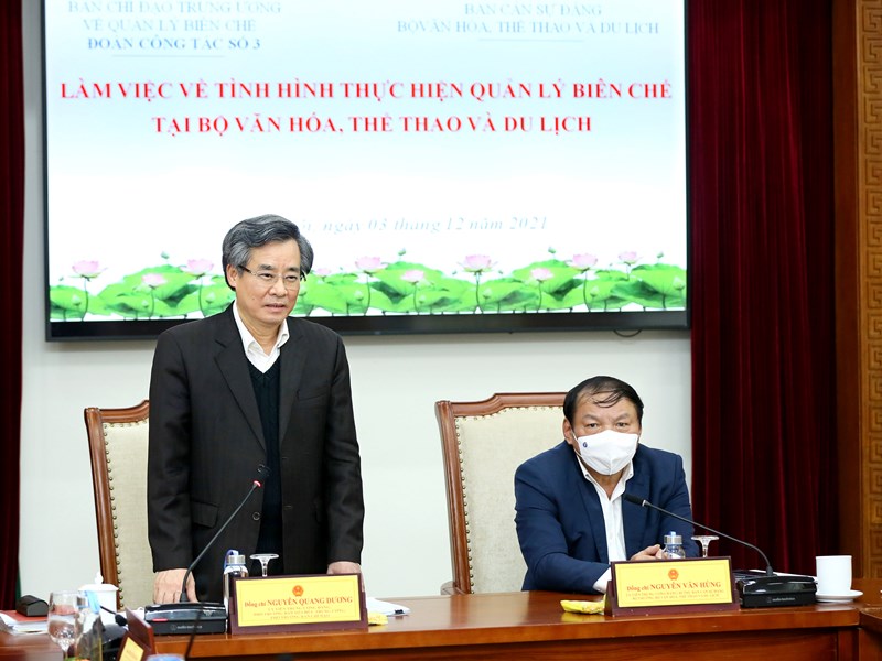 Khảo sát tình hình thực hiện quản lý biên chế tại Bộ Văn hóa, Thể thao và Du lịch - Anh 2