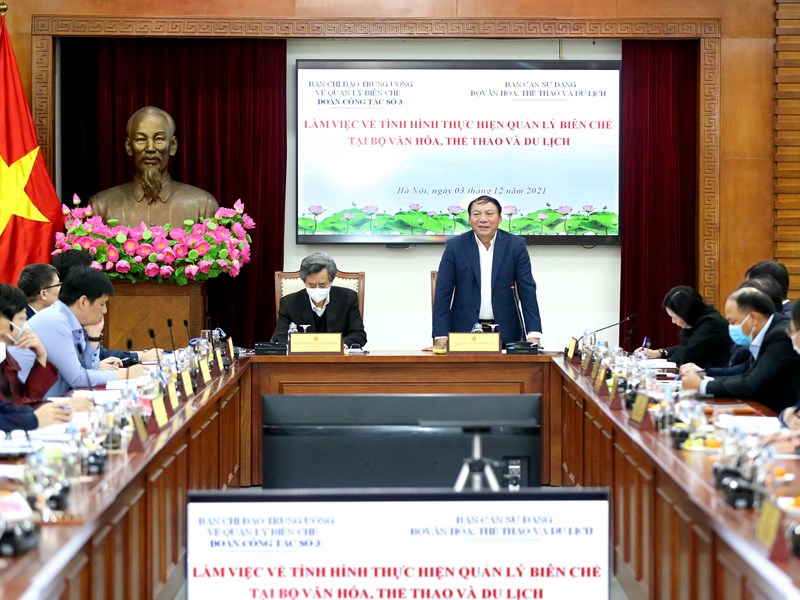 Khảo sát tình hình thực hiện quản lý biên chế tại Bộ Văn hóa, Thể thao và Du lịch - Anh 1