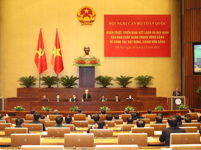 Khai mạc Hội nghị cán bộ toàn quốc về xây dựng, chỉnh đốn Đảng - Anh 2
