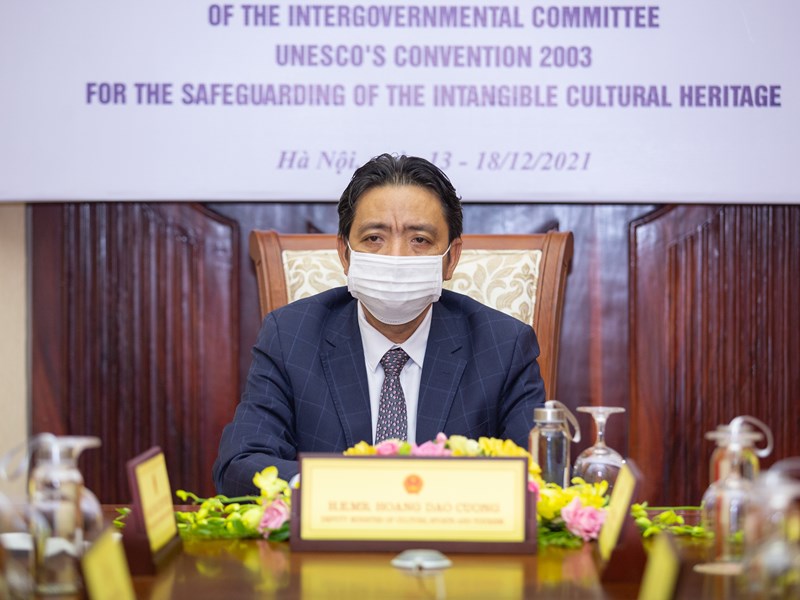 Khai mạc kỳ họp Ủy ban Liên chính phủ Công ước 2003 của UNESCO về bảo vệ di sản văn hóa phi vật thể - Anh 3