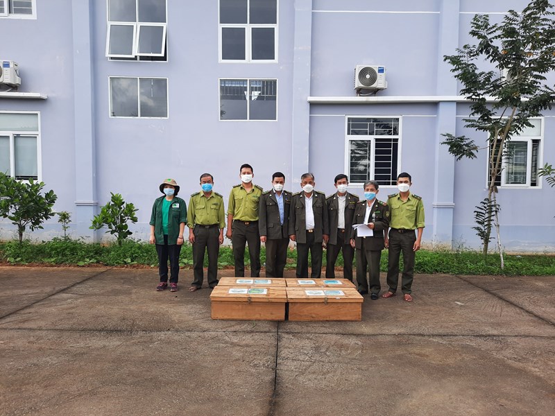 Vườn Quốc gia Cúc Phương cứu hộ số lượng lớn cá thể động vật hoang dã - Anh 1