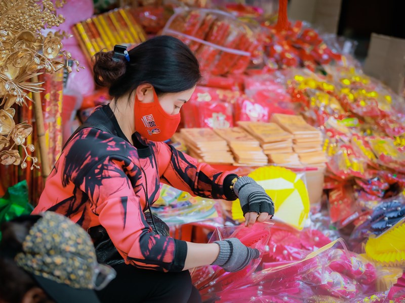 Chợ hoa xuân Hàng Lược vắng khách trong ngày đầu mở bán - Anh 15