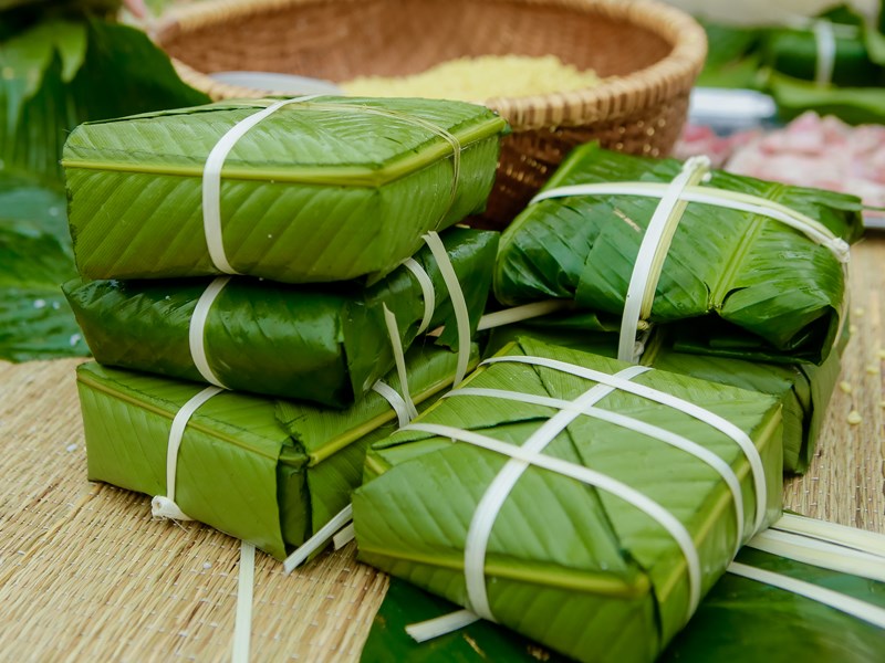 Gói bánh chưng xanh cùng người nghèo ăn Tết - Anh 10